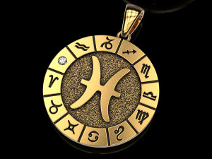 12 zodiac signs horoscope charm pendant Modelo de impresión 3D