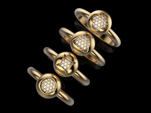 adorable rings Modèles 3D en vedette