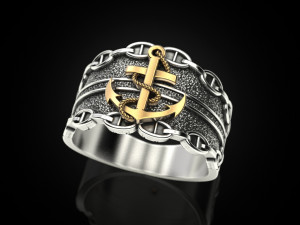 Anchor discount infinity ring
