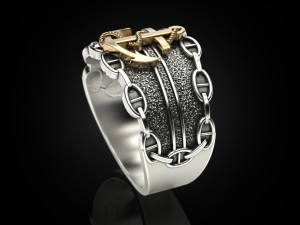 anchor ring 3D-printmodel