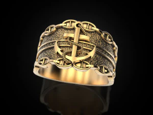 anchor ring 3D Print Model