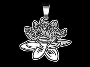 angel and child pendant Modelo de Impressão 3D