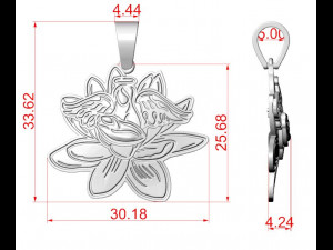 angel and child pendant Modelo de Impressão 3D