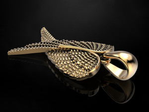 angel wings pendant 3D Принт Модель