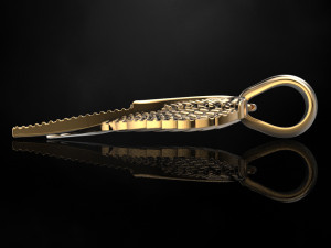 angel wings pendant 3D Принт Модель