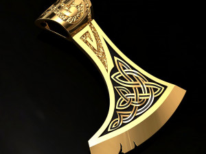 pendant axe Modèles 3D en vedette