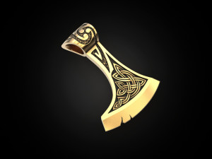 pendant axe 3D 프린트 모델
