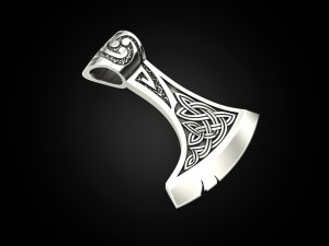 pendant axe 3D 프린트 모델