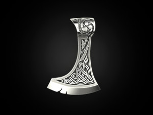 pendant axe 3D 프린트 모델