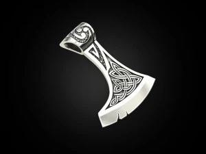 pendant axe 3D Print Model