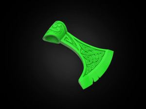 pendant axe 3D 프린트 모델