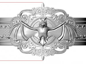 bat bracelet Model Cetak 3D