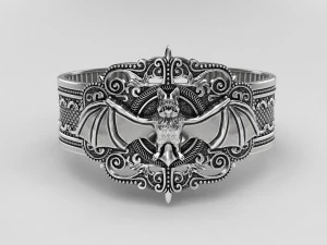 bat bracelet 3D Print Model