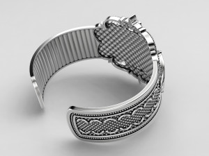 bat bracelet Model Cetak 3D