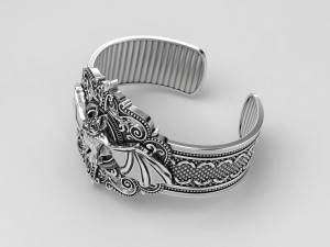bat bracelet Model Cetak 3D