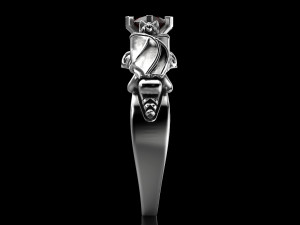 bat engagement ring 3D Print Model