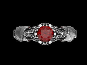 bat engagement ring 3D Print Model