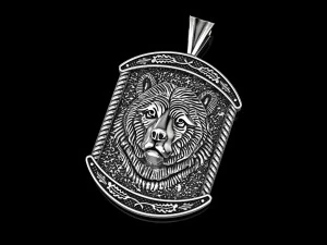 bear pendant 3D Print Model