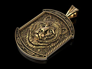 bear pendant 3D Print Model