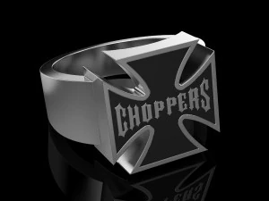 biker ring choppers 3D Print Model