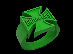 biker ring choppers 3D Print Model