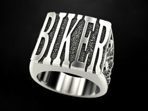 biker ring 2 Modelo de Impressão 3D