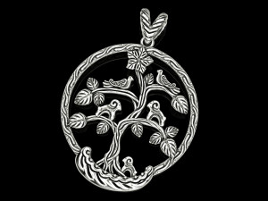 bird tree of life pendant 3D Baskı Modeli