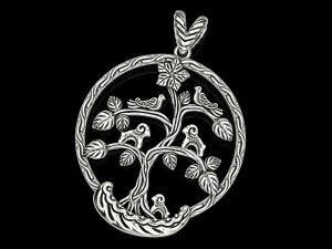bird tree of life pendant 3D Print Model