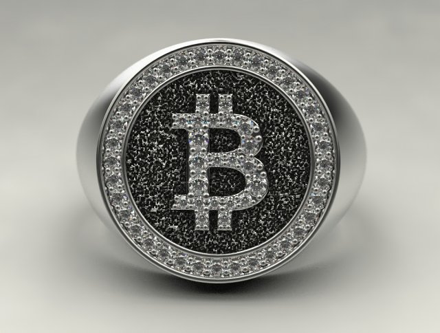 bitcoin ring Modèles 3D en vedette .c4d .max .obj .3ds .fbx .stl .blend 