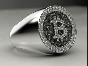 bitcoin ring Modèles 3D en vedette
