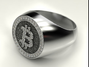 bitcoin ring Modèles 3D en vedette