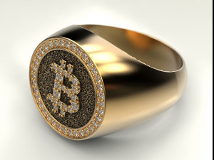 bitcoin ring Modèles 3D en vedette
