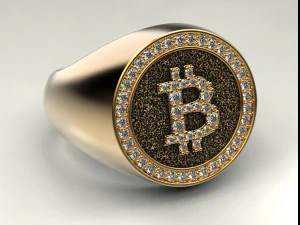 bitcoin ring 3D Print Model