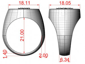 bitcoin ring Modèles 3D en vedette