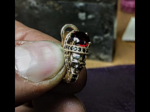 earrings for skull engagement ring 3D Принт Модель