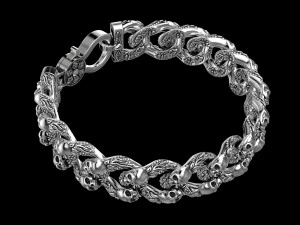 bracelet for a real biker 3D Print Model