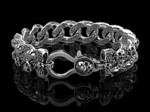 bracelet for a real biker 3D Print Model
