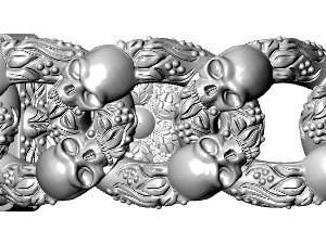 bracelet for a real biker Model do druku 3D