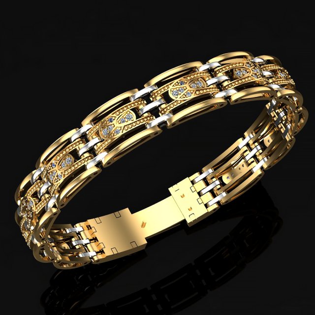 bracelet Modelo de Impressão 3D .c4d .max .obj .3ds .fbx .stl .blend 