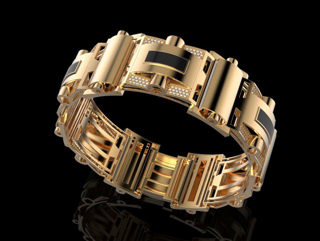 bracelet 4 Modelo de Impressão 3D .c4d .max .obj .3ds .fbx .stl .blend 