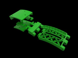 Bracelet gold and diamond 3D Print Model