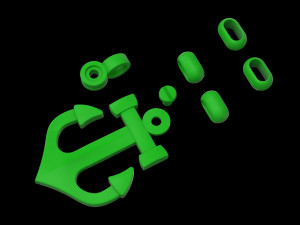 bracelet anchor Modello di stampa 3D