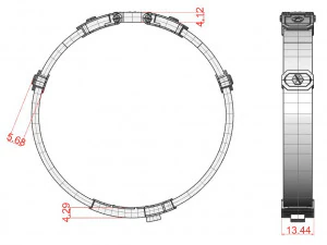 bracelet 6 3D Print Model