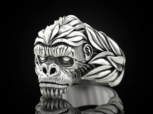 Gorilla Ring 3D Print Model