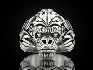 Gorilla Ring 3D Print Model