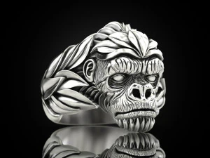 Gorilla Ring 3D Print Model
