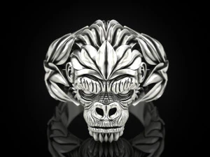 Gorilla Ring 3D Print Model