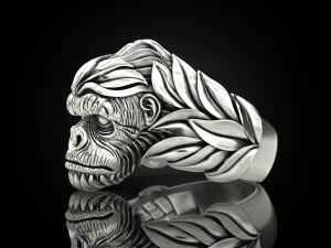 Gorilla Ring 3D Print Model