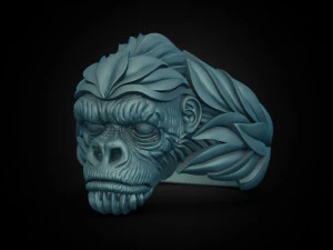 Gorilla Ring 3D Print Model