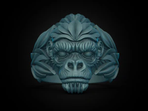 Gorilla Ring 3D Print Model
